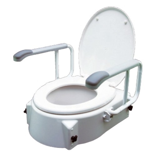 Raised Toilet Seat With Arms