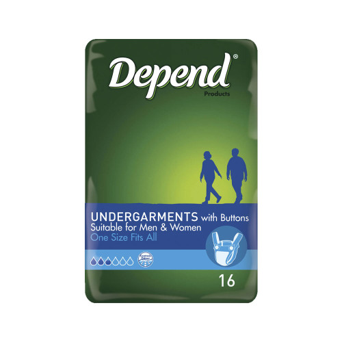 DEPEND Undergarments with Buttons