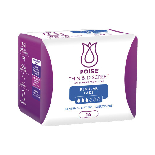 Poise Discreet Pad Regular