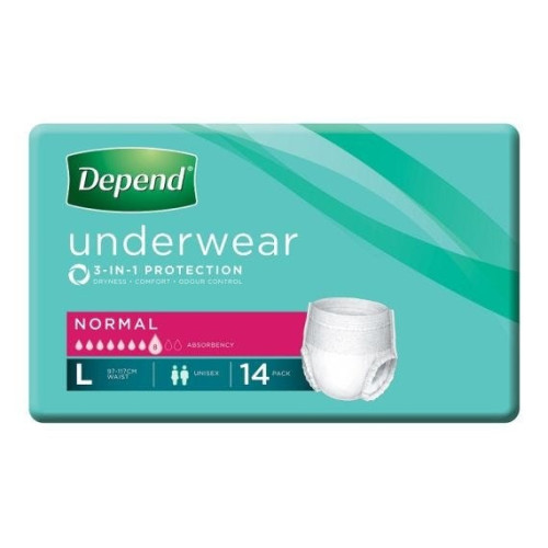 DEPEND Underwear Unisex Normal Large