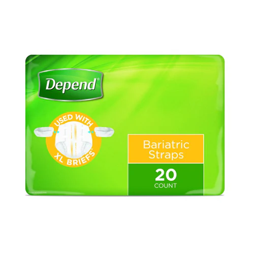 DEPEND Bariatric Straps Pair