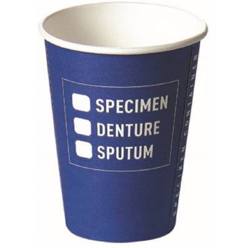 Cup Paper Blue Specimen Hospital 250ml