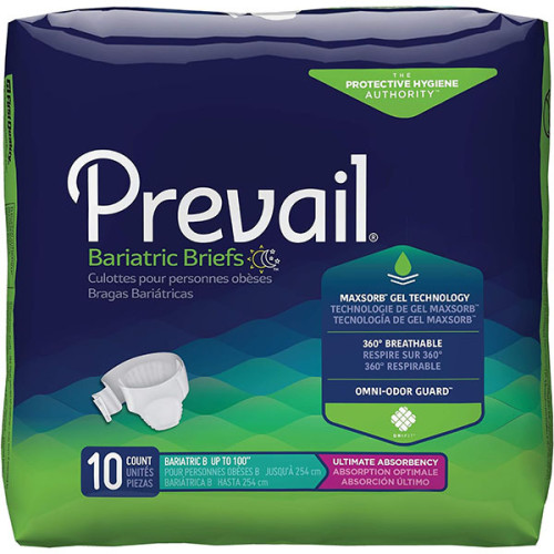 Suprem Fit Bariatric Brief by Prevail 2238ml Up to 254cm