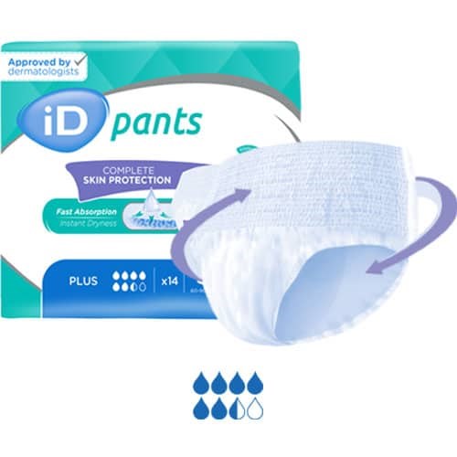 iD  Pants Plus S (60-90cm) 1320ml