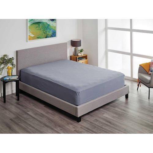 PROTECT-A-BED Fusion TENCEL Flat Charcoal Double 