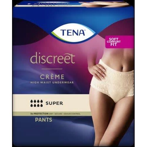 Tena Pants Women Discreet Creme Large